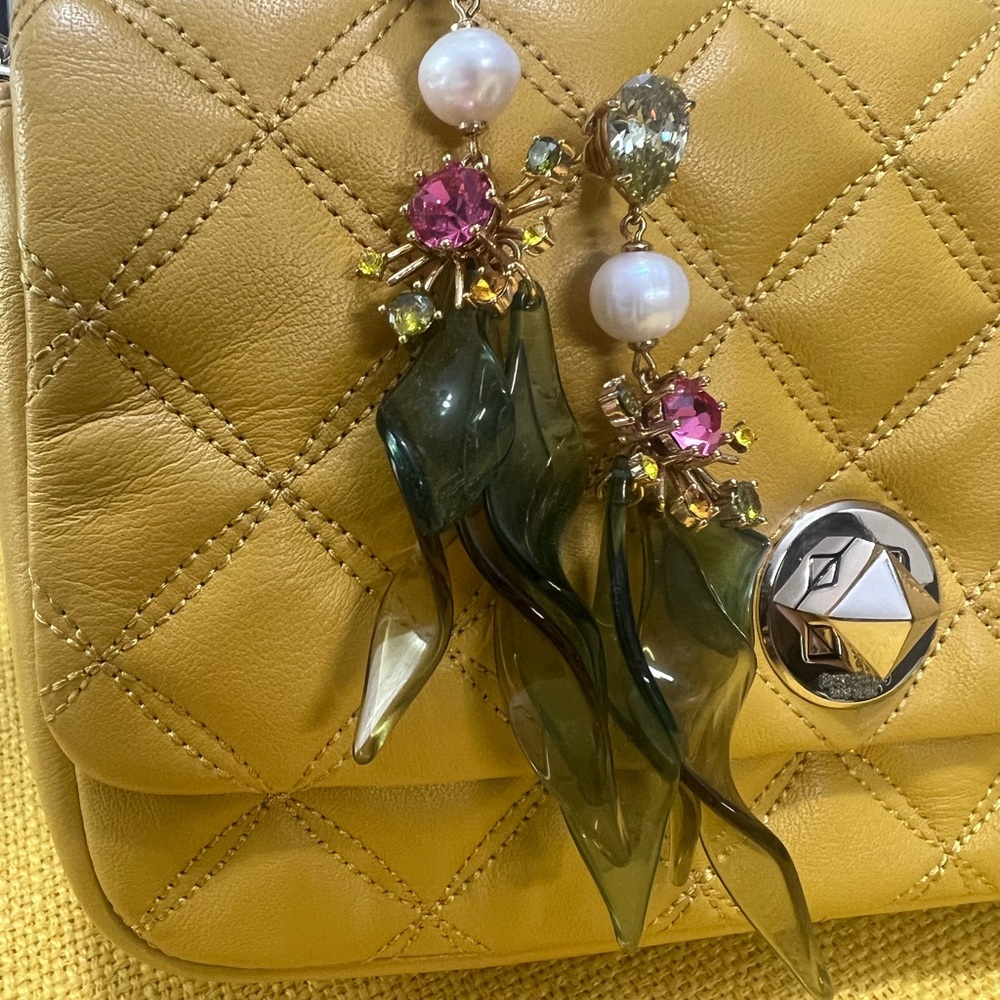 Kate Spade Rooftop Garden Statement Earrings